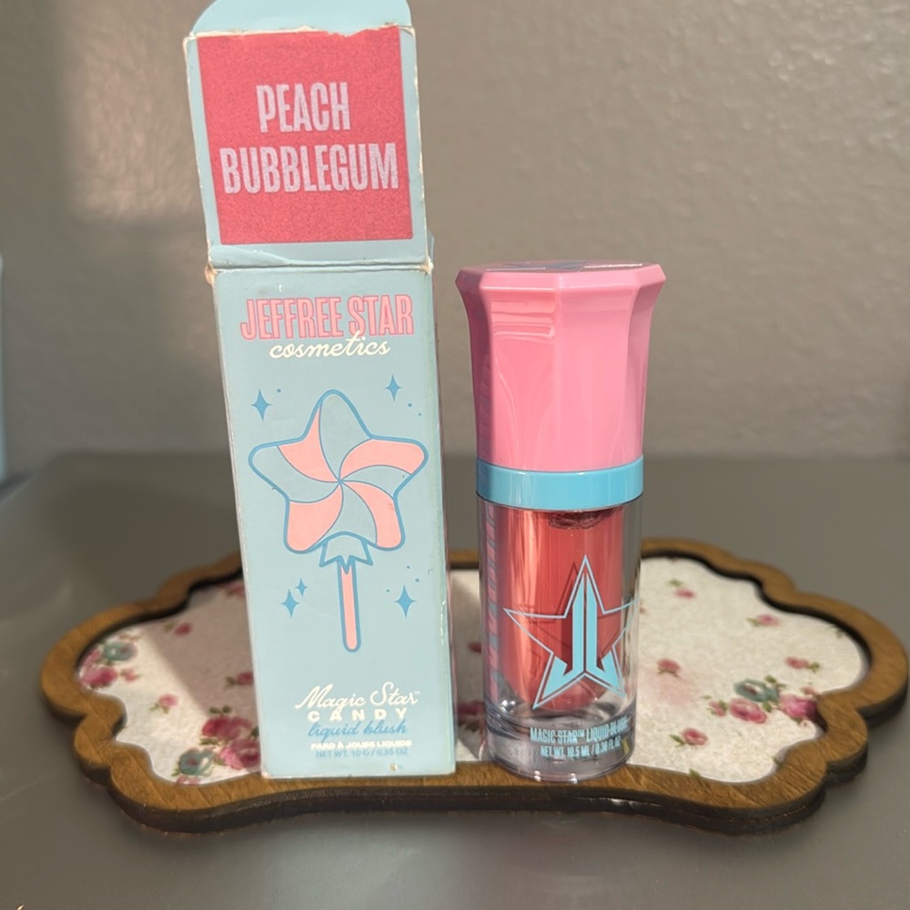 Jeffree Star Cosmetics Magic Star Candy Liquid Blush Peach Bubblegum NIB 0.35oz